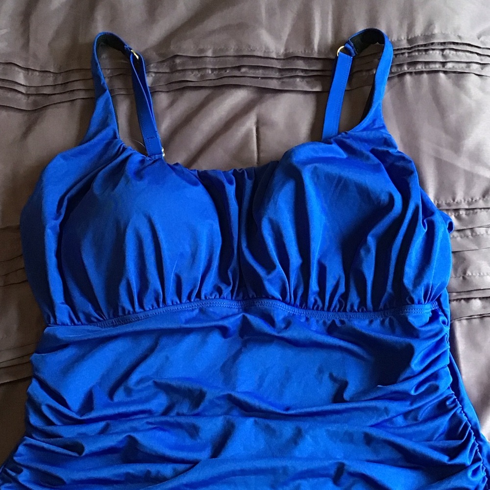 Blue Women's One Piece Swimsuit (24W)
